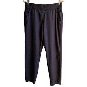 EDDIE BAUER Elastic Waist Black Athleisure Hiking or Jogger Pants, Women's 10 M